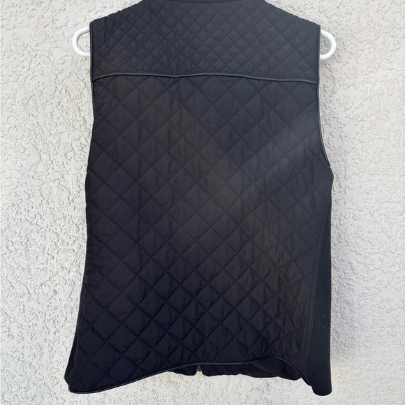 Chico's Black Bomber Jacket with Quilted Texture - Picture 5 of 8